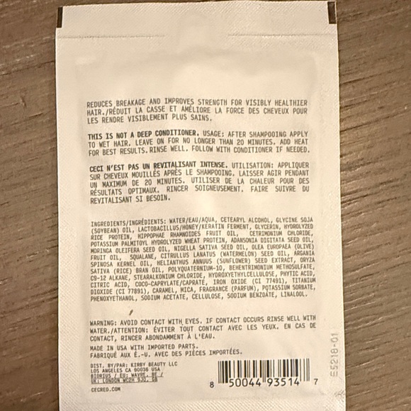 CéCRED Fermented Rice & Rose Protein Ritual & Haircare Set - Picture 5 of 7